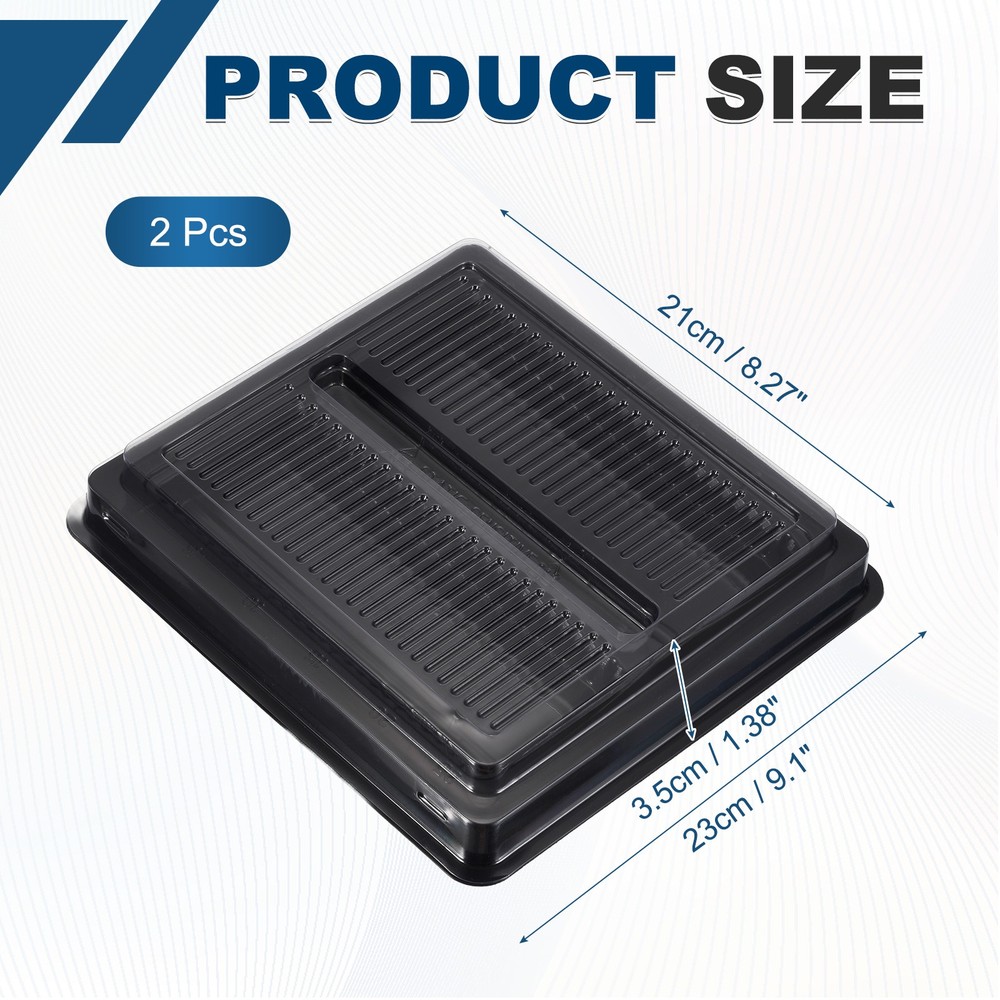 2Pcs DIMM Desktop DRR4/DDR5 Memory RAM Module Package Tray with Cover