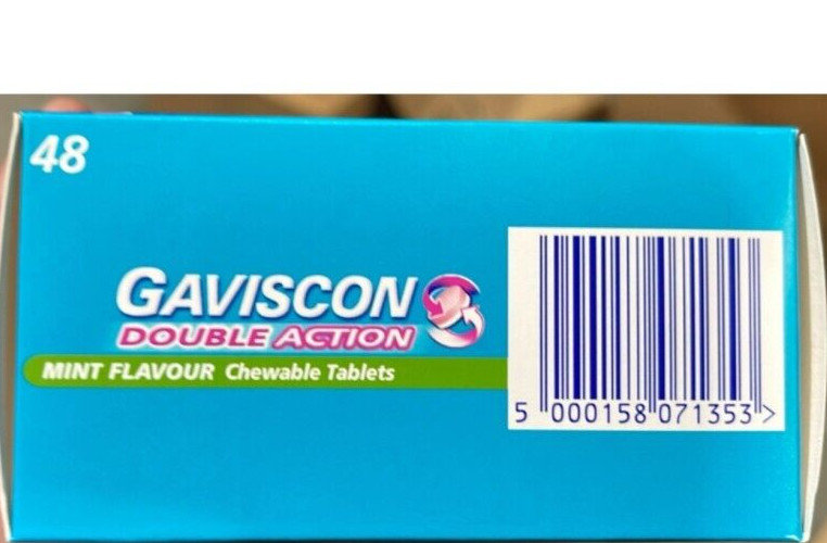 4 PACK - Gav-I$Con Double Action Tablets - (48 Count Each)