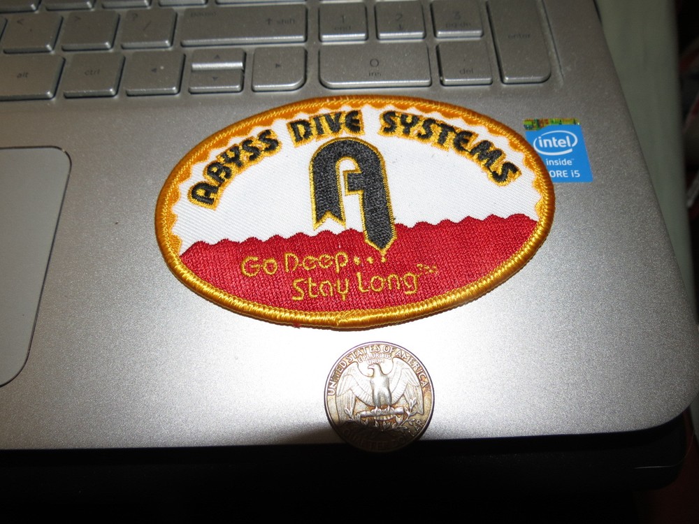 SCUBA Diving ABYSS  Diving System Patch  4'' X 2 1/2''