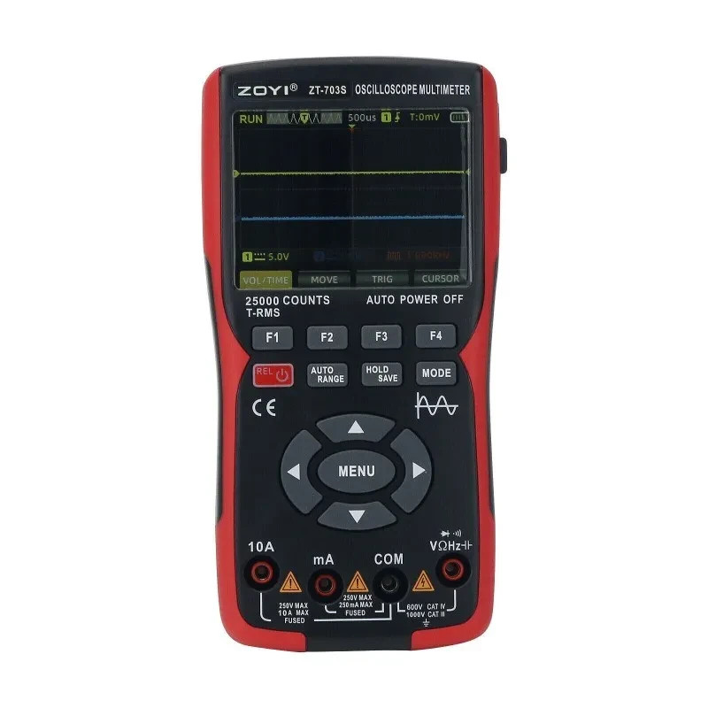 ZOYI ZT-703S 3-in-1 Dual Channel 50MHz Oscilloscope Multimeter Signal Generator