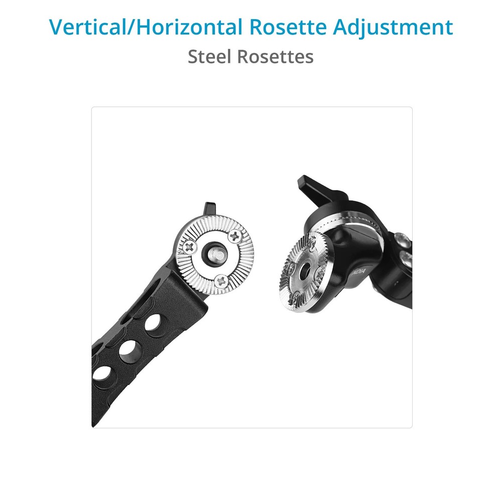 Camtree Hunt Quick Mount 19/15mm Rosette Handle Set (ARRI std.) for Camera Rigs