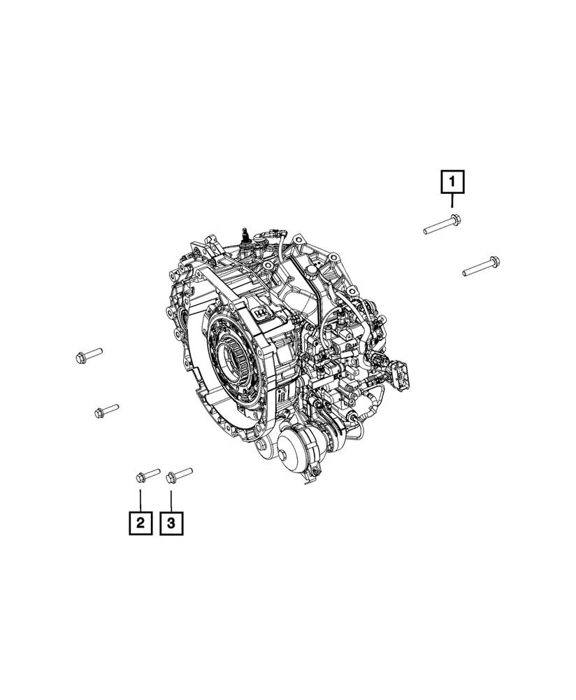 Genuine Mopar Hex Head Bolt 6510962AA