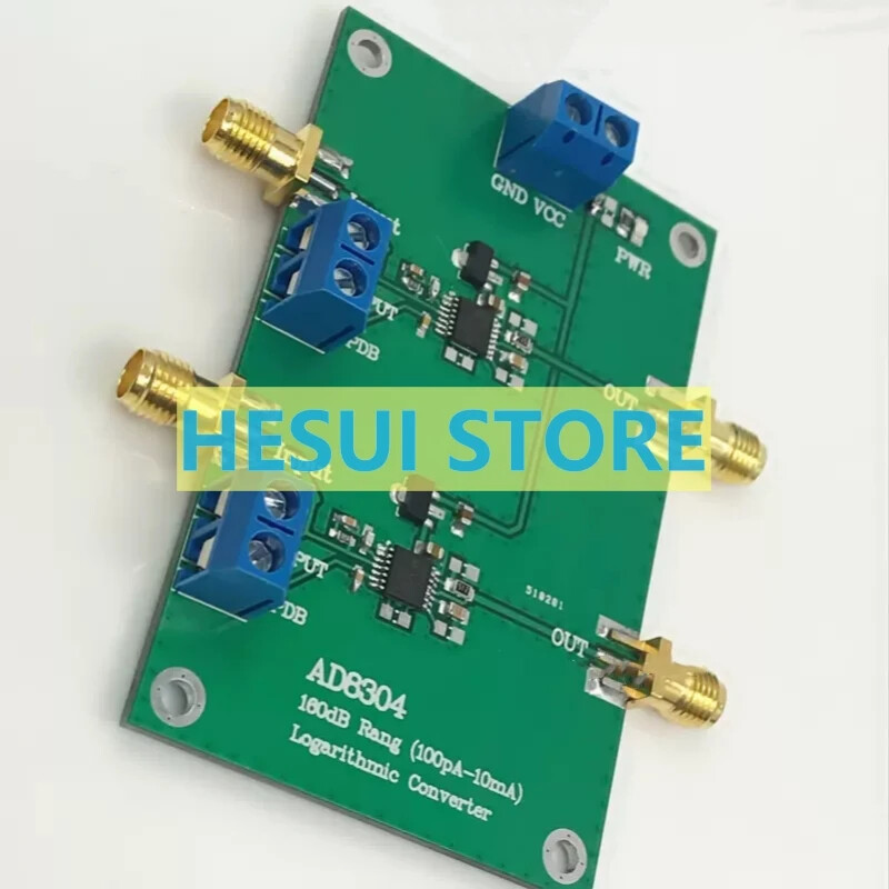 Dual AD8304 logarithmic current detector amplifier