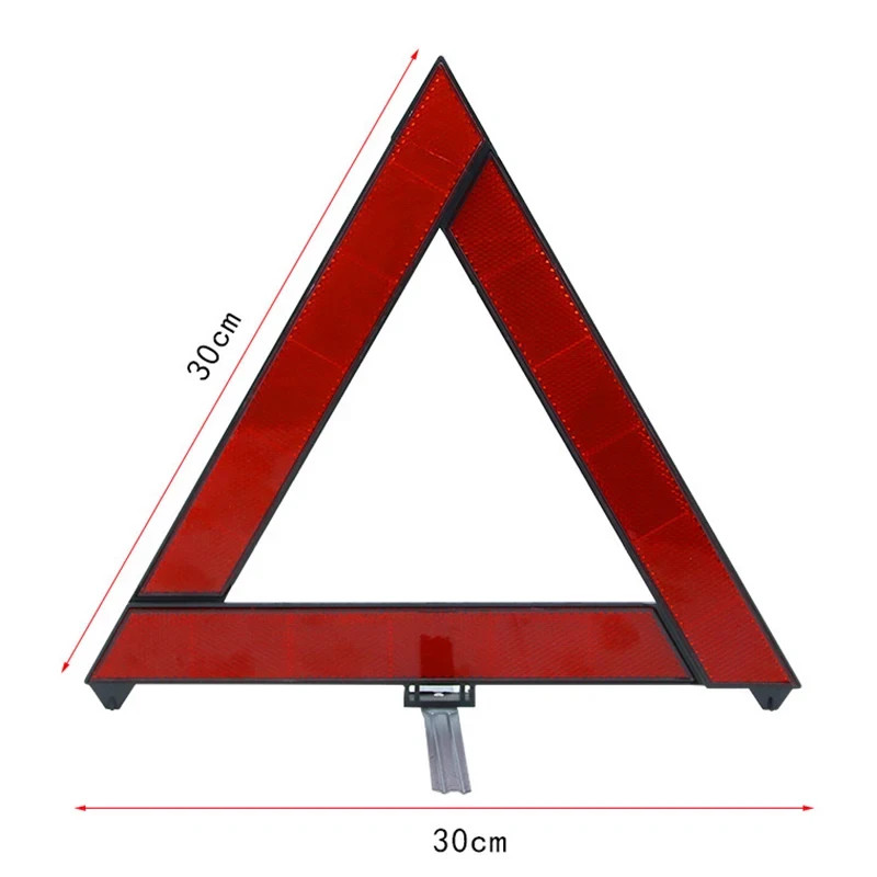 Large Reflective Car Warning Triangle Breakdown Hazard Road EU Emergency