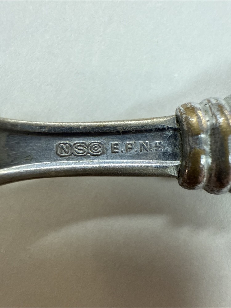 Vintage Children’s 2 Piece Bakelite Silverware Set MCM