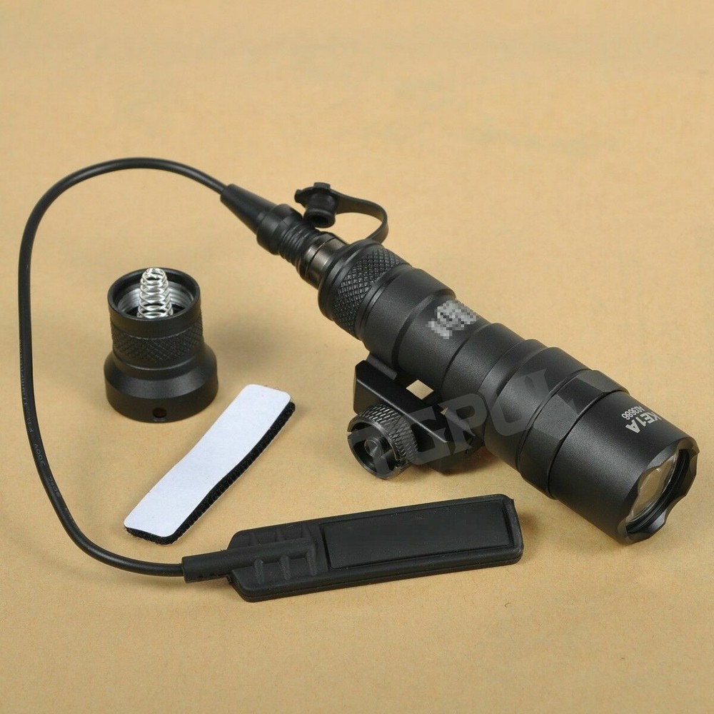 M300 M600 Scout Light M-Lok Offset Flashlight Rail Base Scope Mount Combo Set