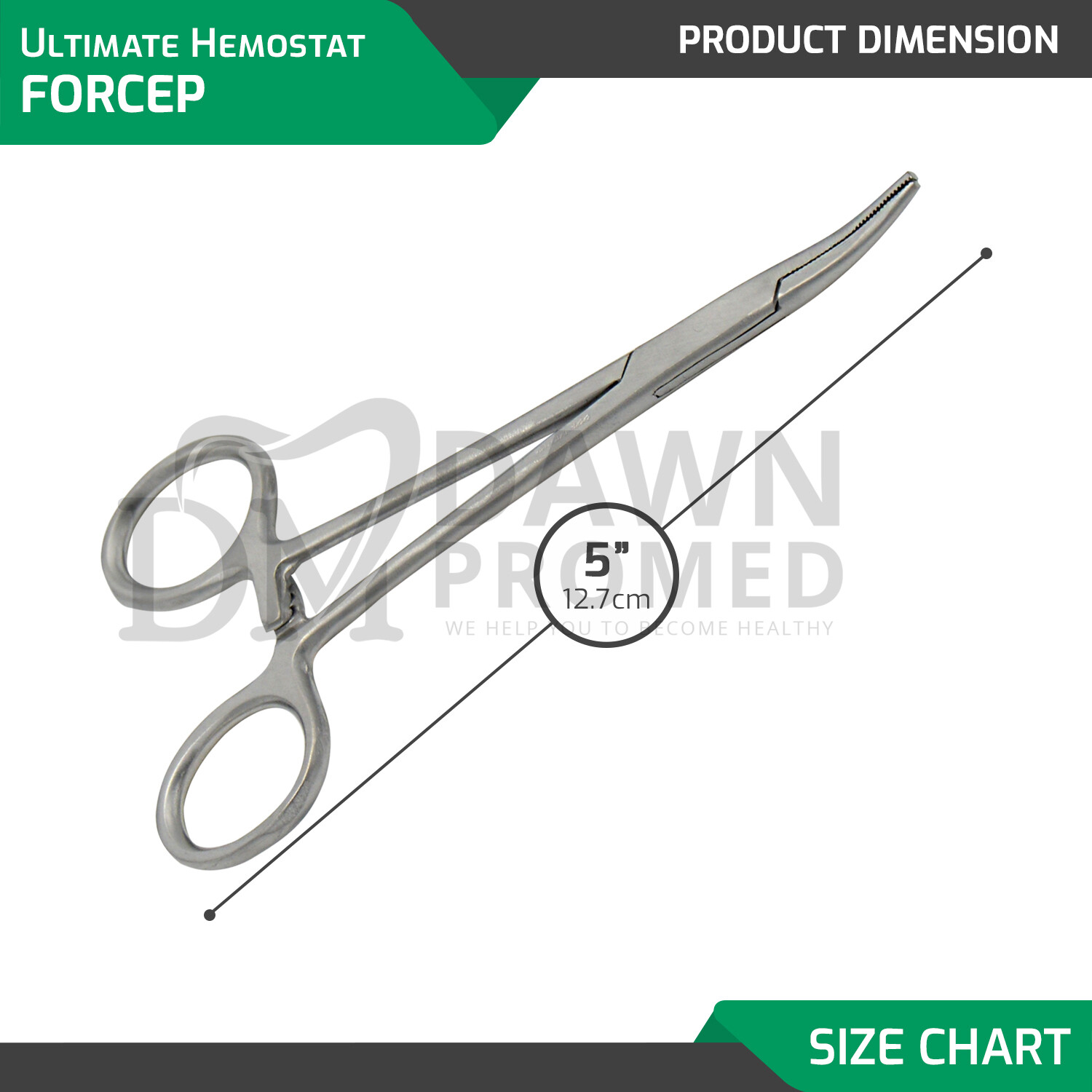10 Pcs Mosquito Hemostat Locking Forceps 5" Curved & Straight Surgical German GR