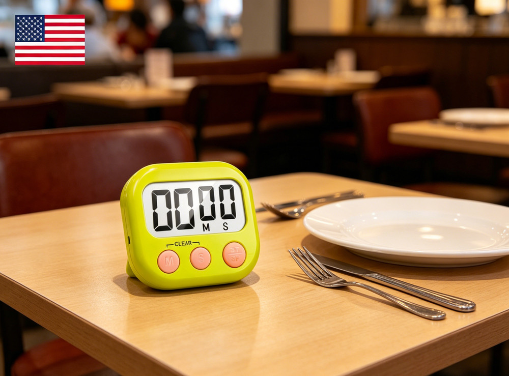 Multi-Function Countdown Timer Alarm Clock for Kitchen Baking & Student Study