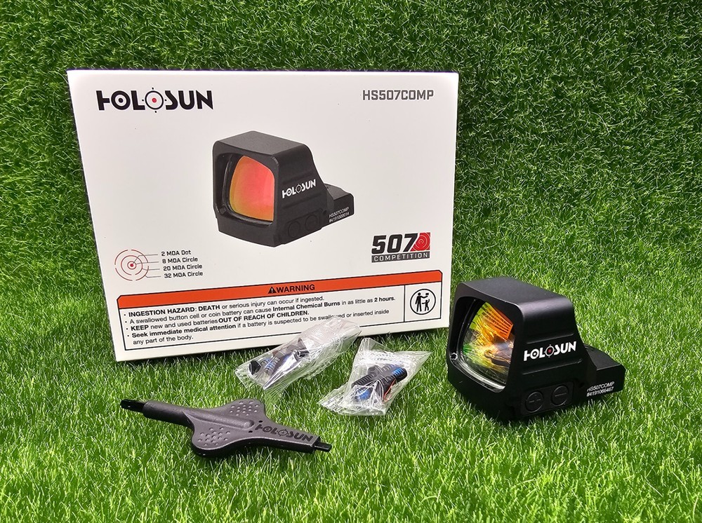 Holosun Competition Multi-Reticle System, Large Window Red Dot Sight #HS507COMP
