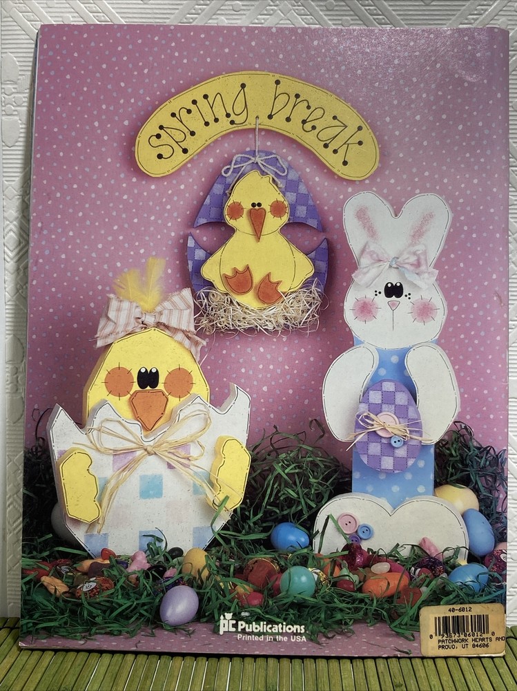 Vintage Decorative Painting Patterns Patchwork Hearts and Eggs Lisa Williams