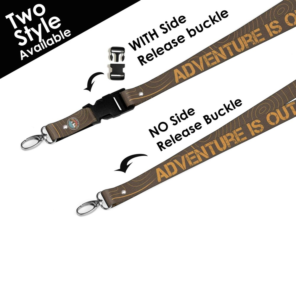 Adventure Topography Lanyard