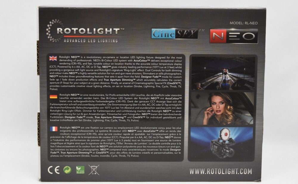 Rotolight NEO On-Camera LED Light RL-NEO