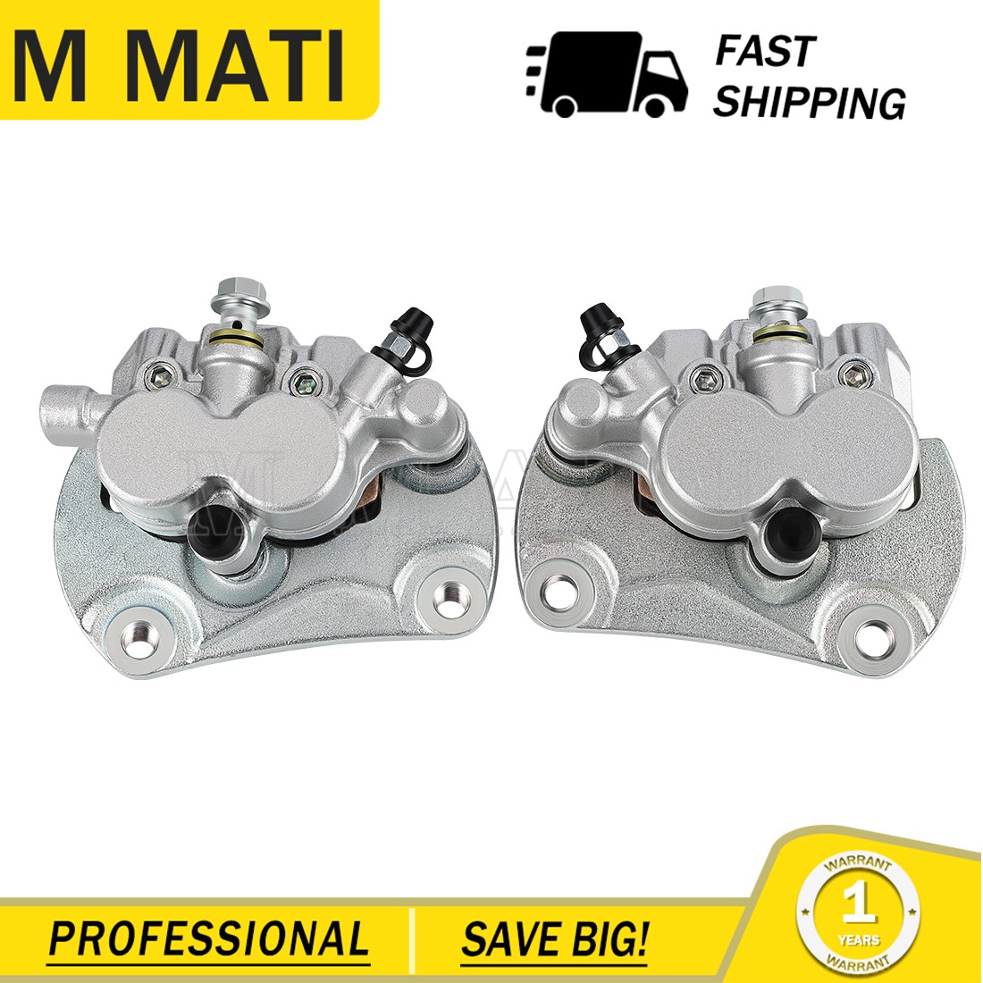 Front Left Right & Rear Brake Calipers for Cam-Am Commander 800 1000 2011-2020