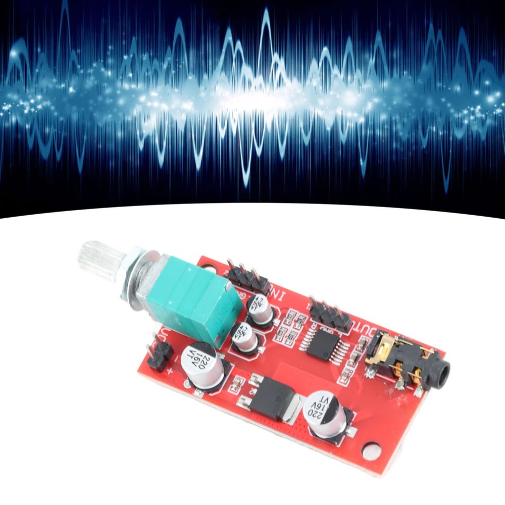 Headphone Amplifier Module 3.5mm Interface Earphone Preamplifier Board DC 3‑12V