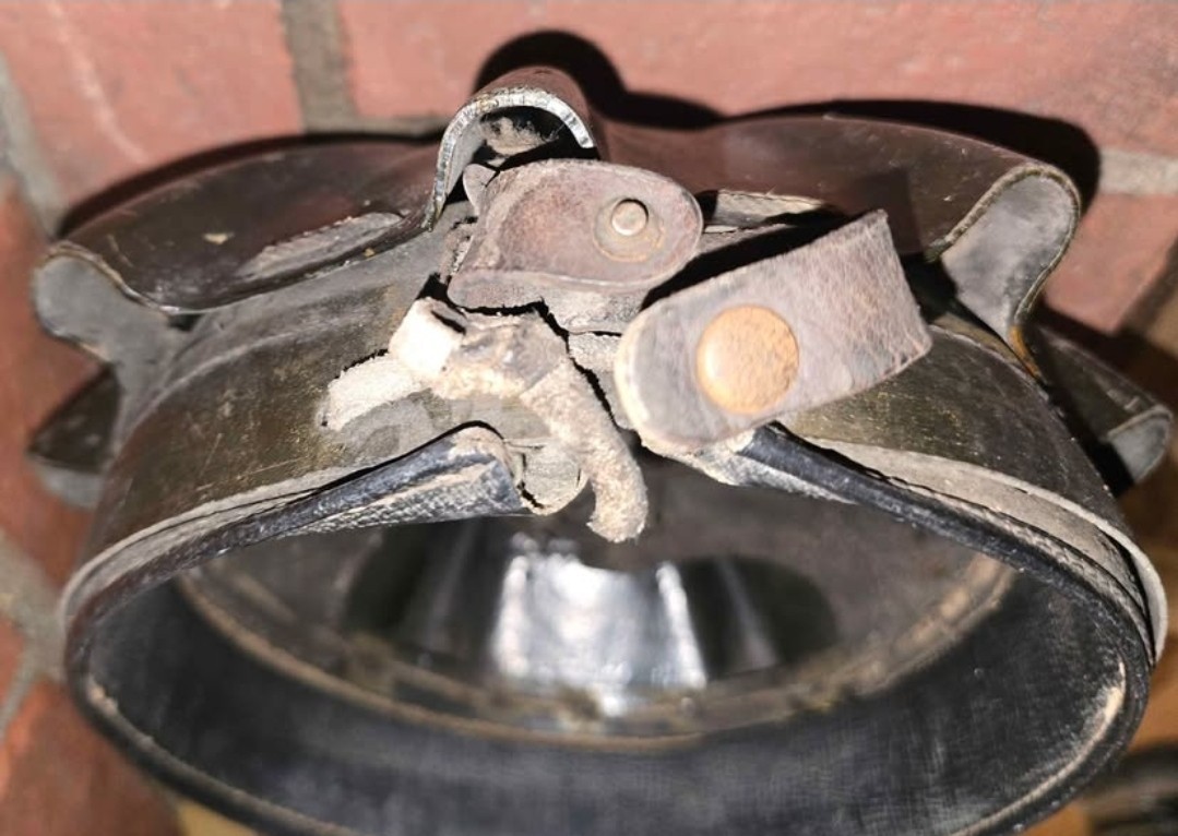 1920s-1930s Antique Historic Child-Labor Coal Miner's helmet! VERY RARE!!!!!!