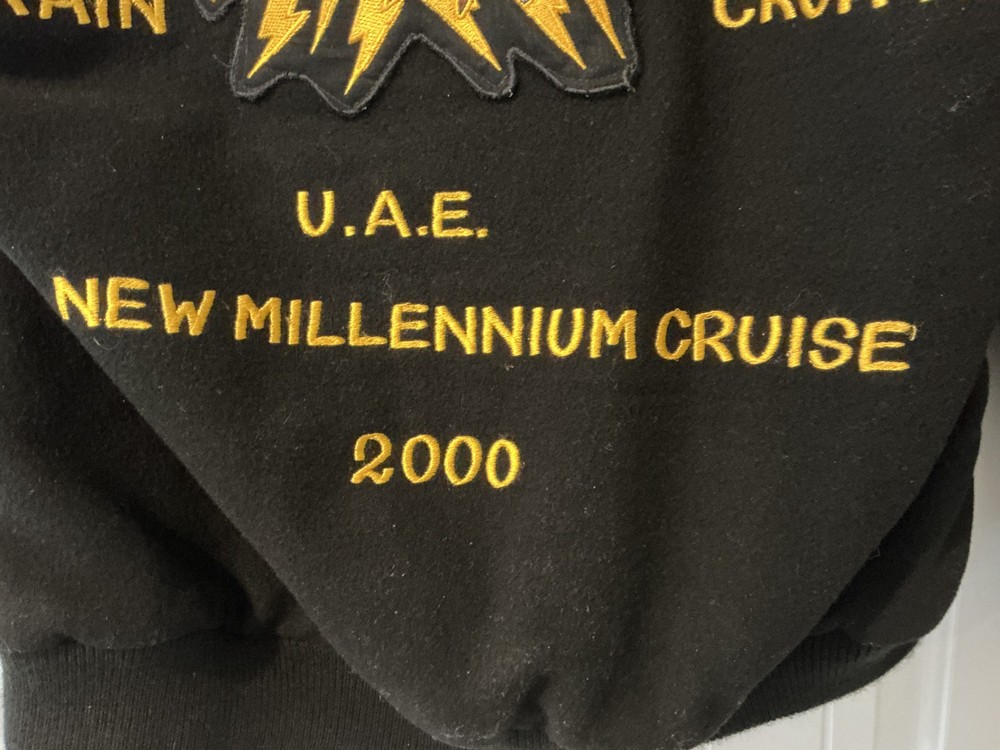 US Navy Wool Tour Jacket USS Eisenhower 2000