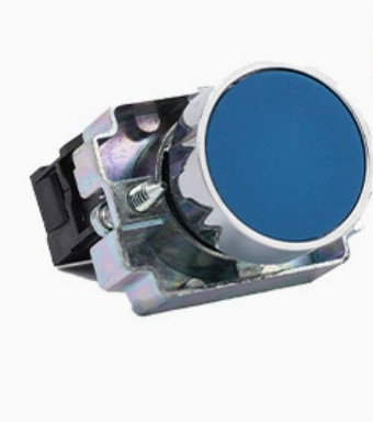 Push button switch, self-resetting, inching, roundXB2-BA42