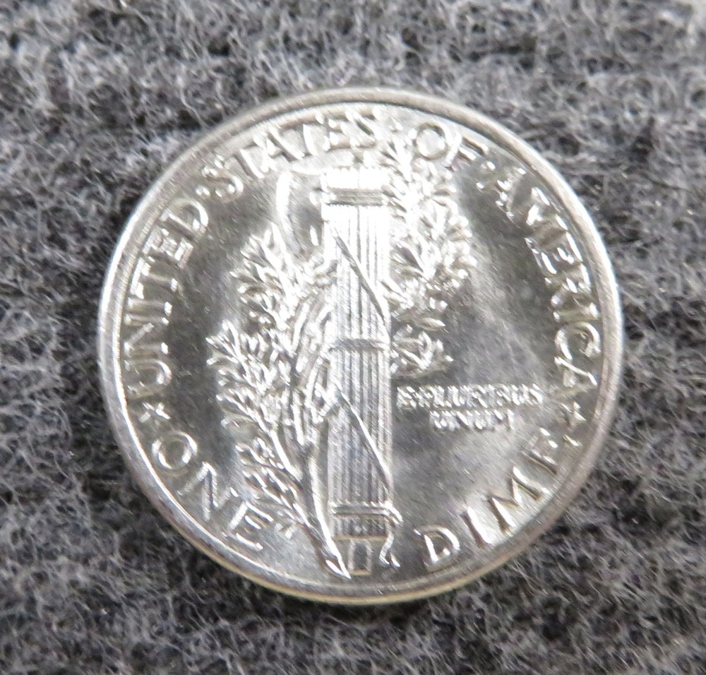1937 Mercury Dime - GEM BU - FSB