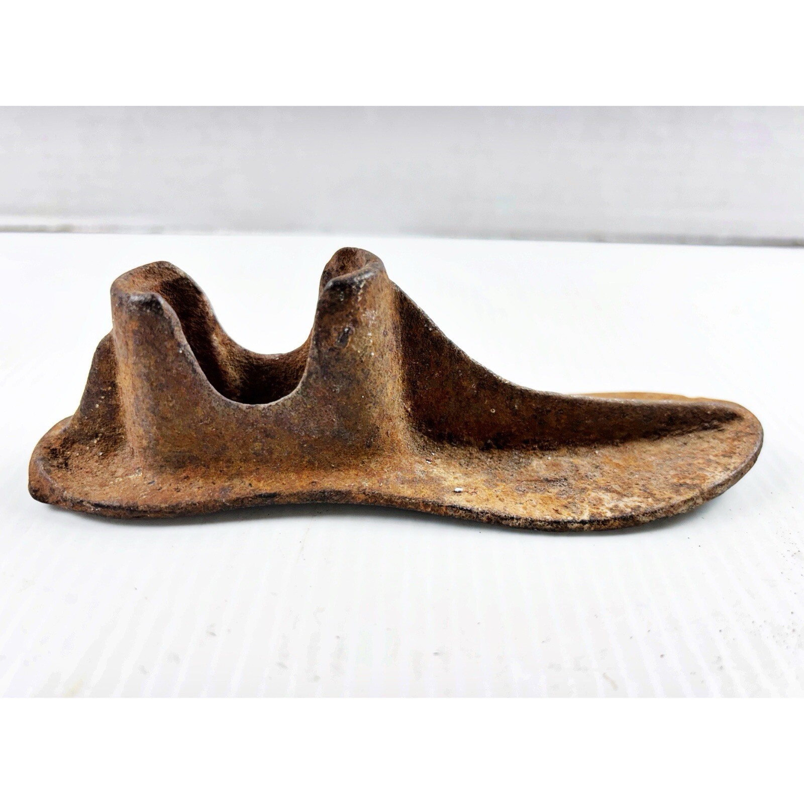 Cast Iron Cobbler Shoe Form Small Child Vintage Antique? 5.5” Small