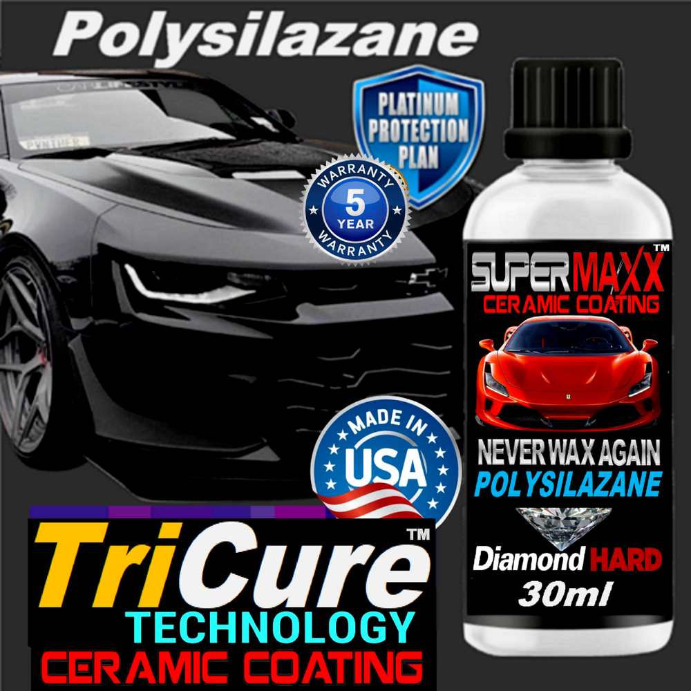 WORLD'S STRONGEST POLYSILAZANE CERAMIC CAR COATING SCRATCH RESISTANT PROTECTION