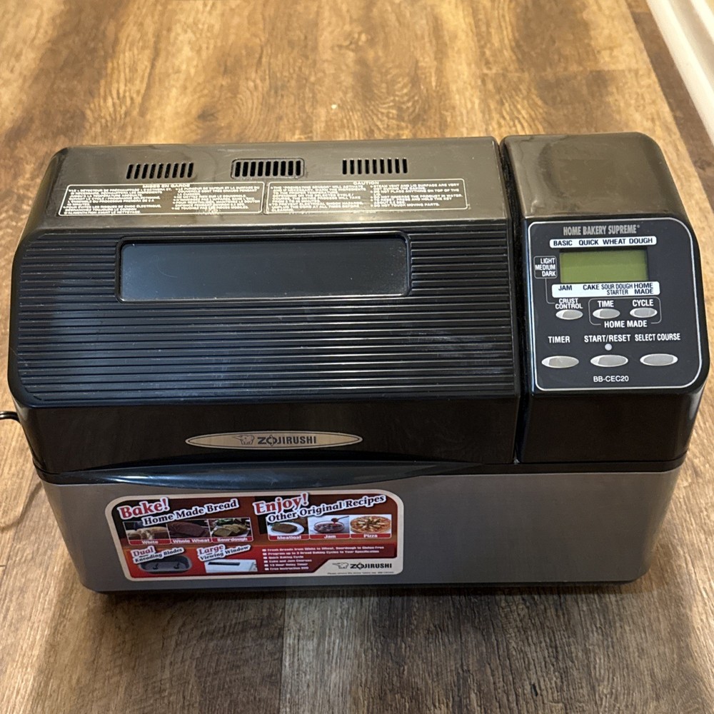 Zojirushi Bread Machine BB-CEC20 Home Bakery Supreme Breadmaker Black