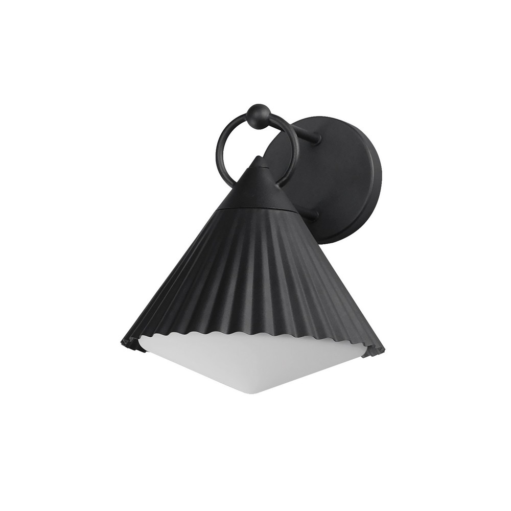 Black One Light Wall Sconce from the Odette Collection