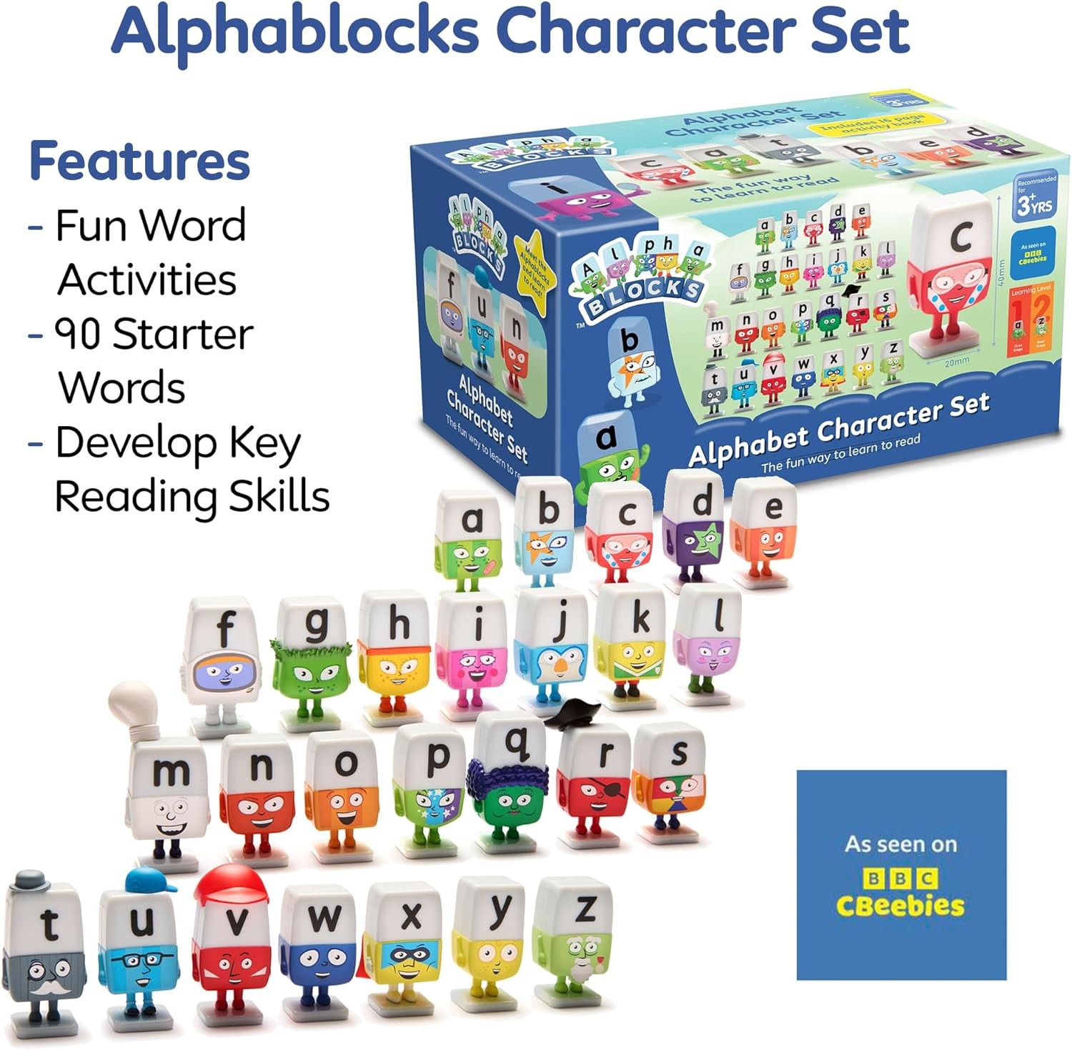 ALPHABLOCKS Alphabet Character Set for Kids