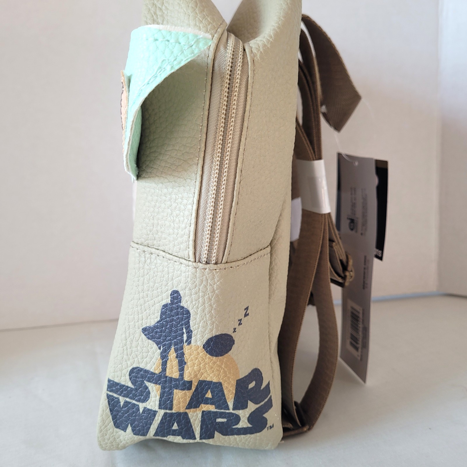 Star Wars Grogu Baby Yoda Mini Backpack NWT Faux Leather Mandalorian