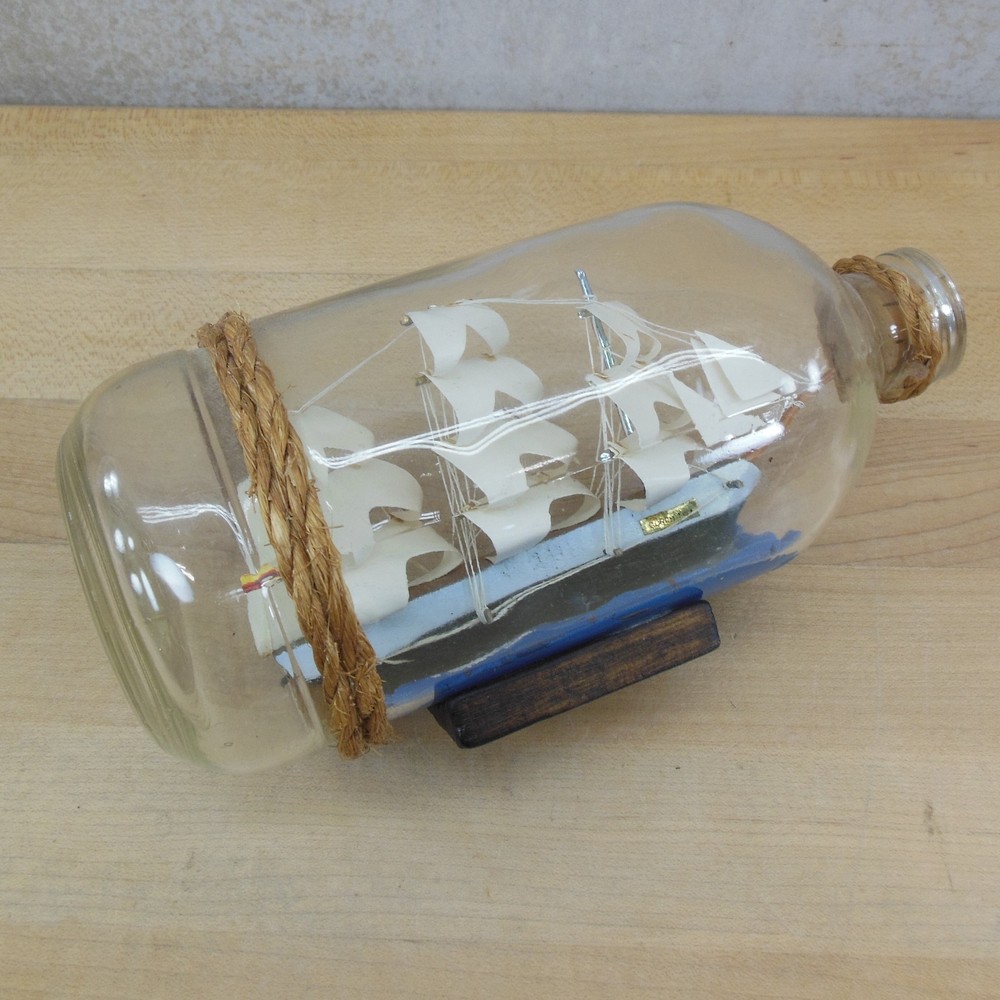 Gorch Fock Sailing Ship In A Bottle Model