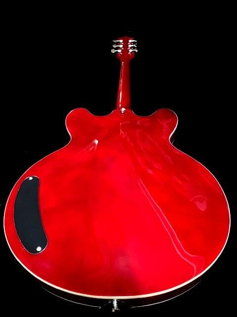 NEW CUSTOM ACOUSTIC/ELECTRIC RESONATOR GUITAR - CANDY RED LACQUER W/ GIG BAG