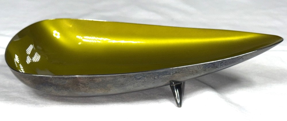 VTG Reed & Barton Teardrop 94 MCM Silver-Plated 7" Trinket Candy Bowl Dish Tray