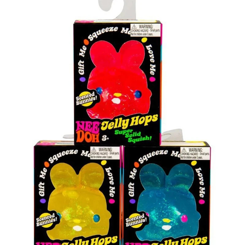 Nee Doh Hops Scented Super Solid Squish Bunny -VIRAL Toy Gift SP 1pack