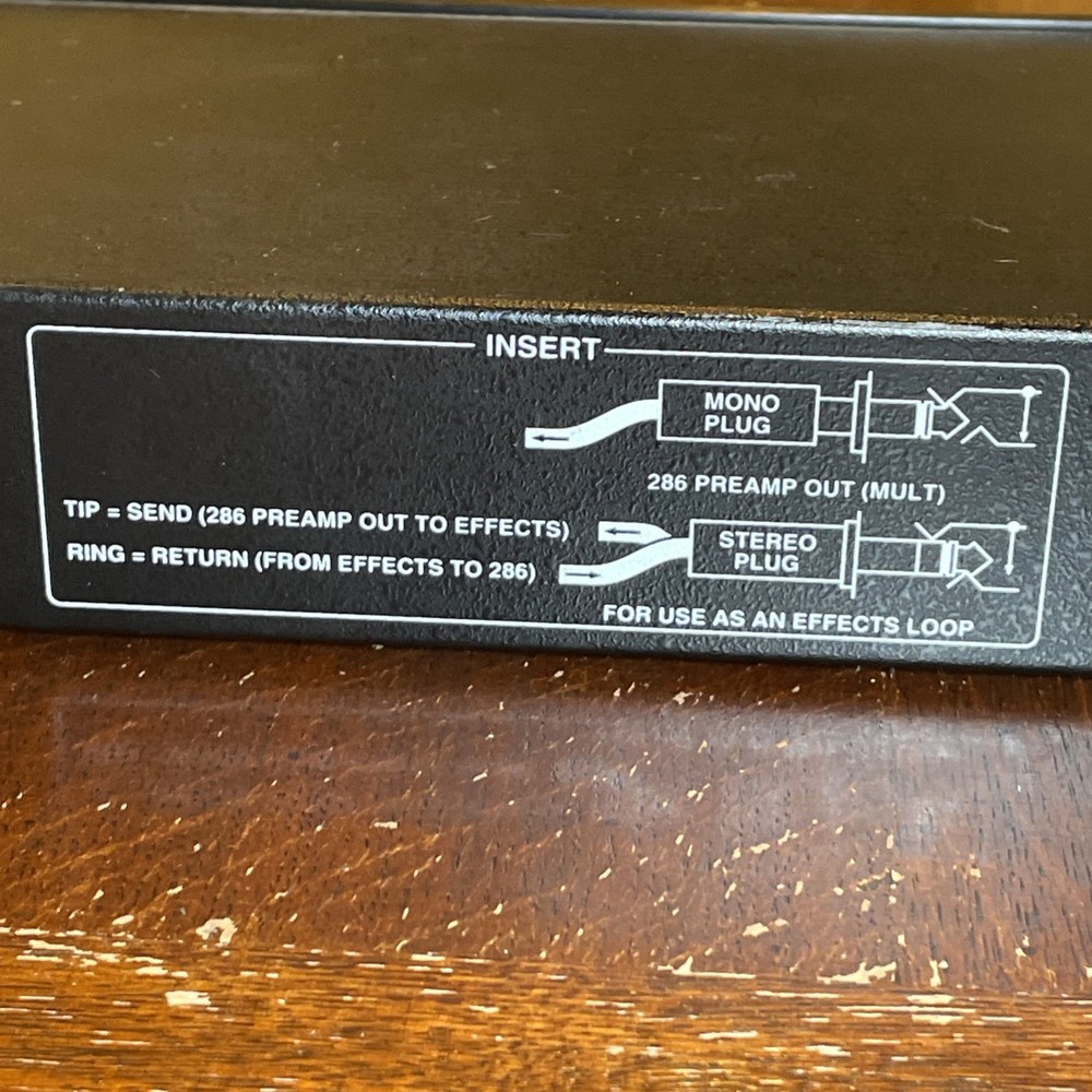 DBX 286 Microphone Processor - Untested, Assumed For Parts/Repair