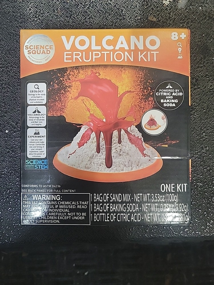 Science Squad Volcano Eruption Kit ages 8+