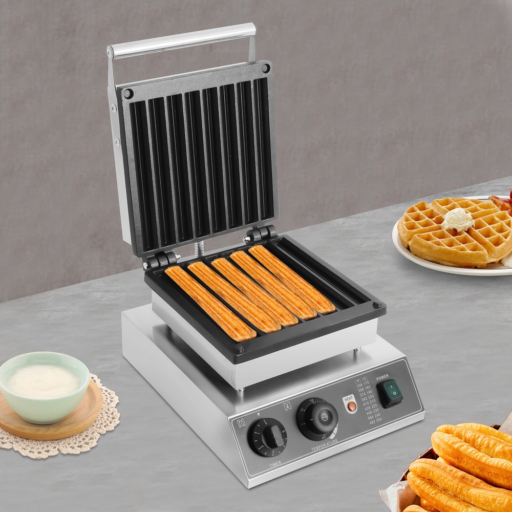8 Churro Maker Machine Electric Waffle Maker Muffin Machine Baker Machine
