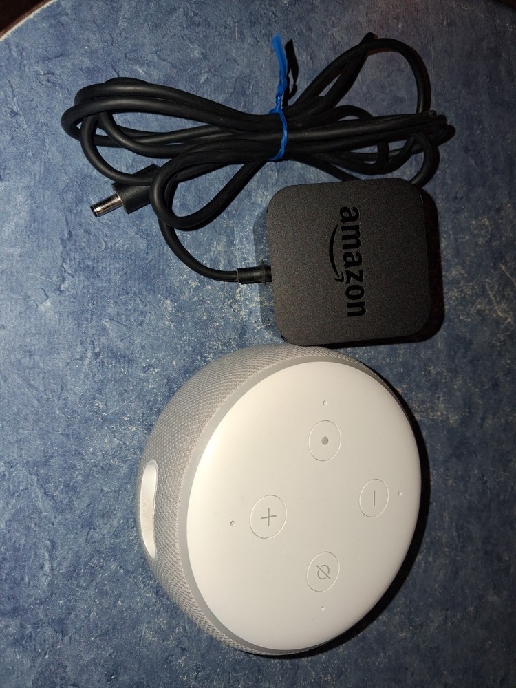 Amazon Echo Dot (3rd Gen) Smart Speaker in White Tested In Perfect Condition!
