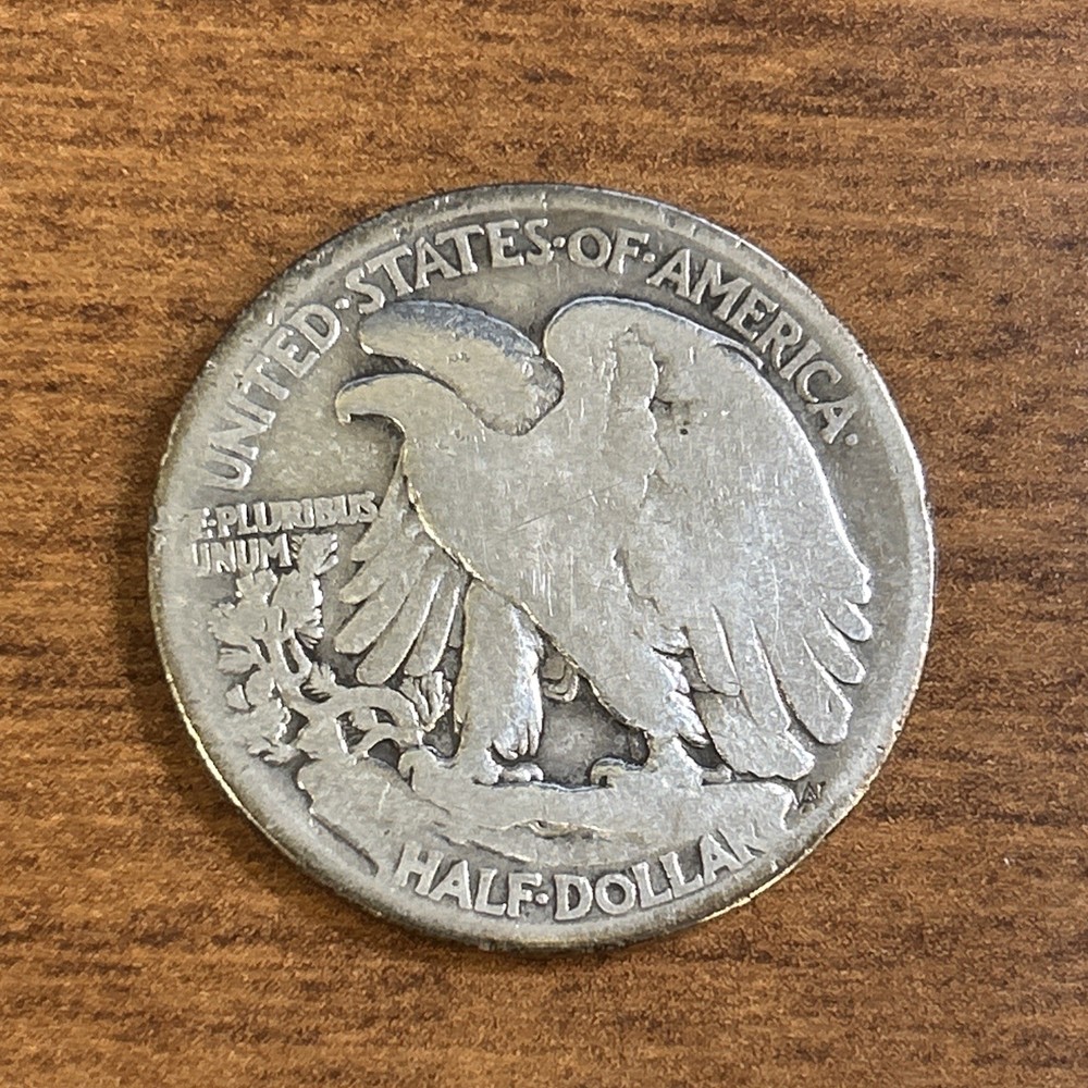 1916 Walking Liberty Half Dollar - Cleaned