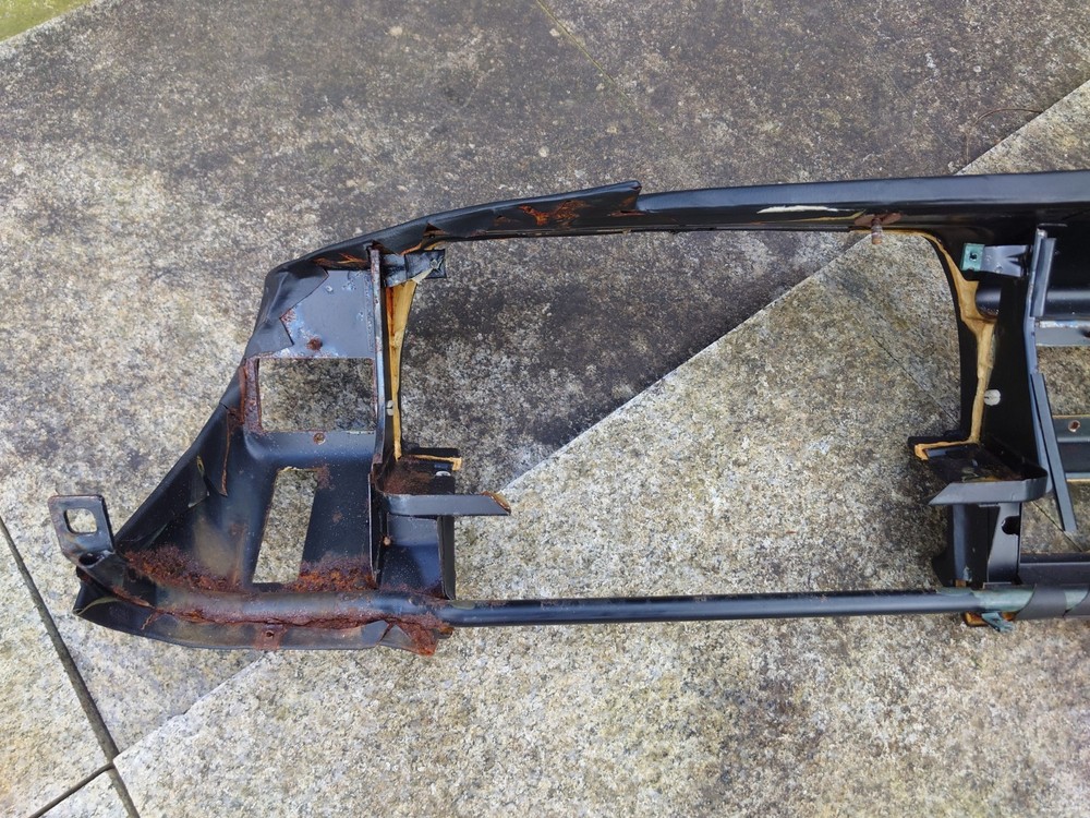 Jaguar XJS Dashboard LONG Centre Console Top Front Frame Assembly Black RHD