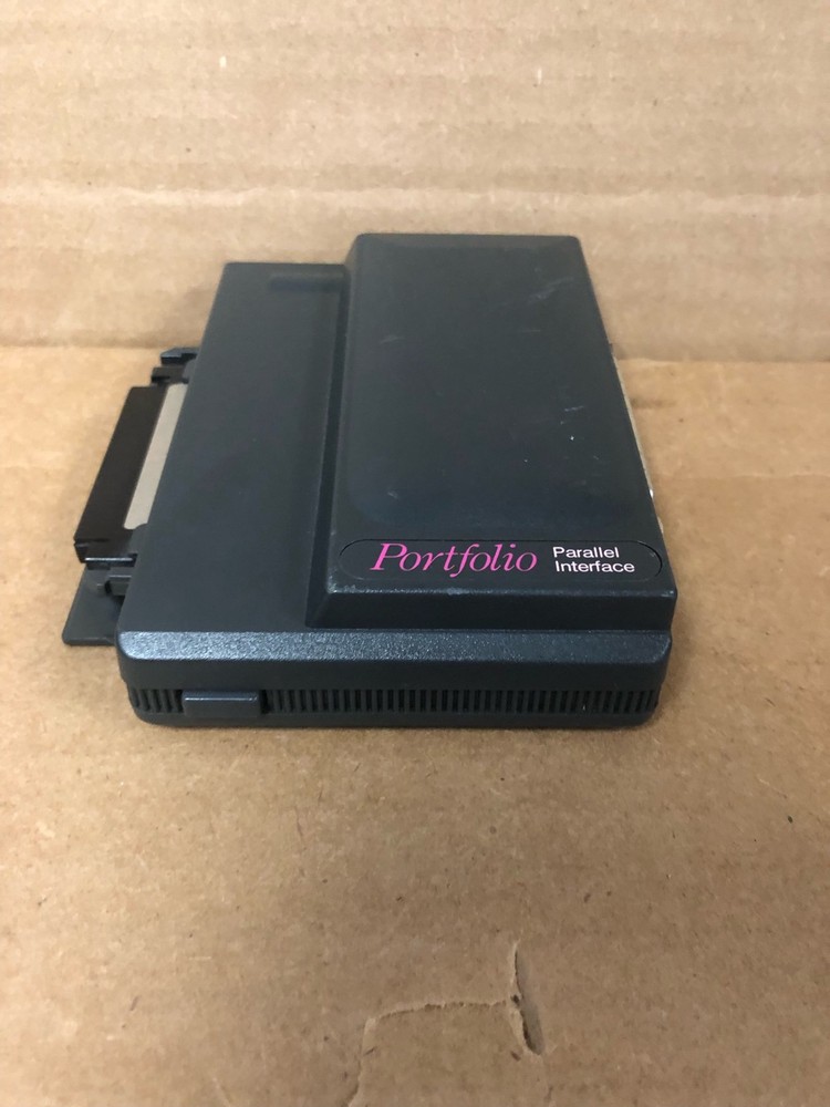 ATARI HPC-101 Portfolio Parallel Interface Serial Port Interface Grey Pink