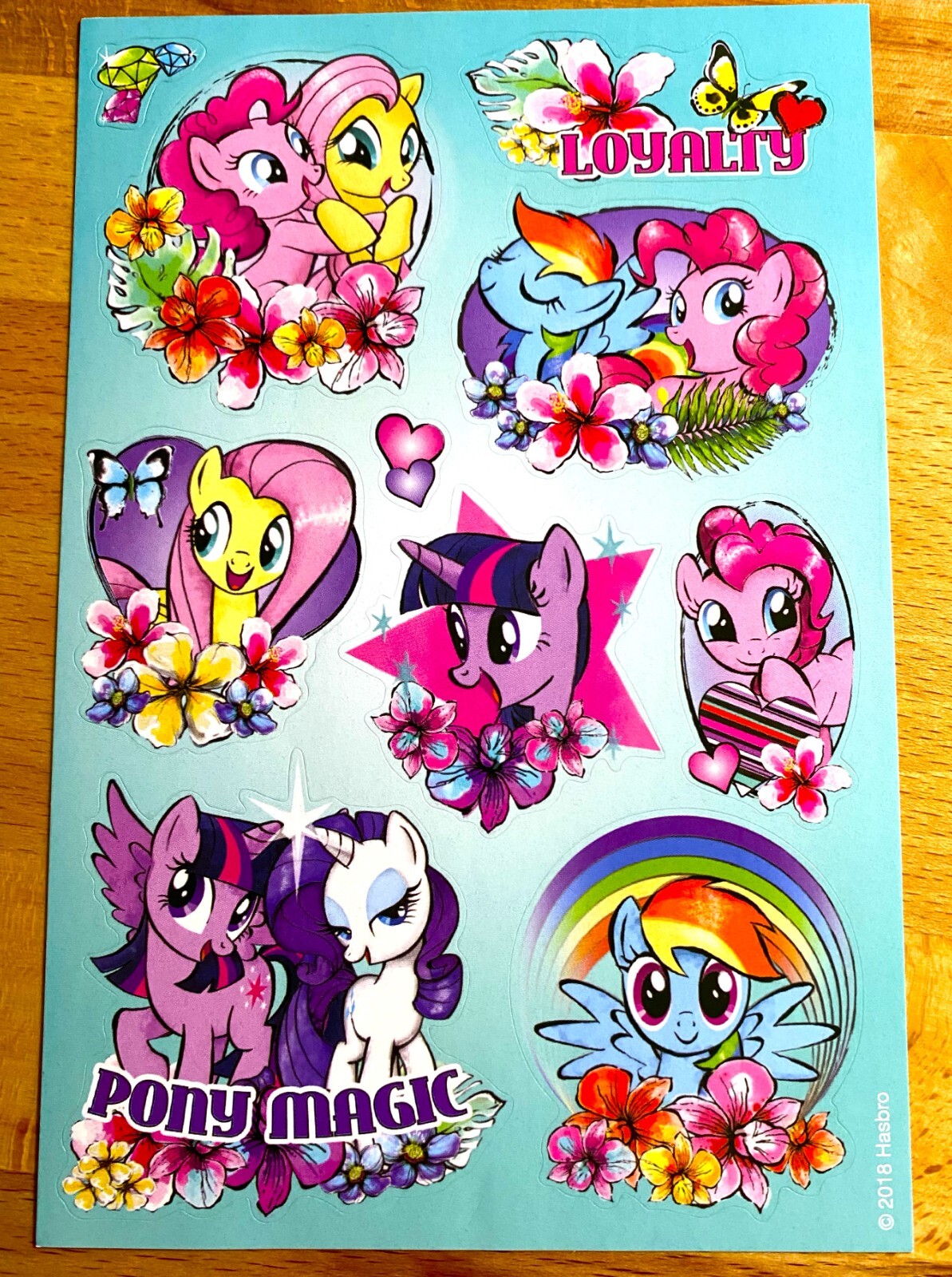 MY LITTLE PONY STICKERS NEW 3 SHEETS FREE SHIP
