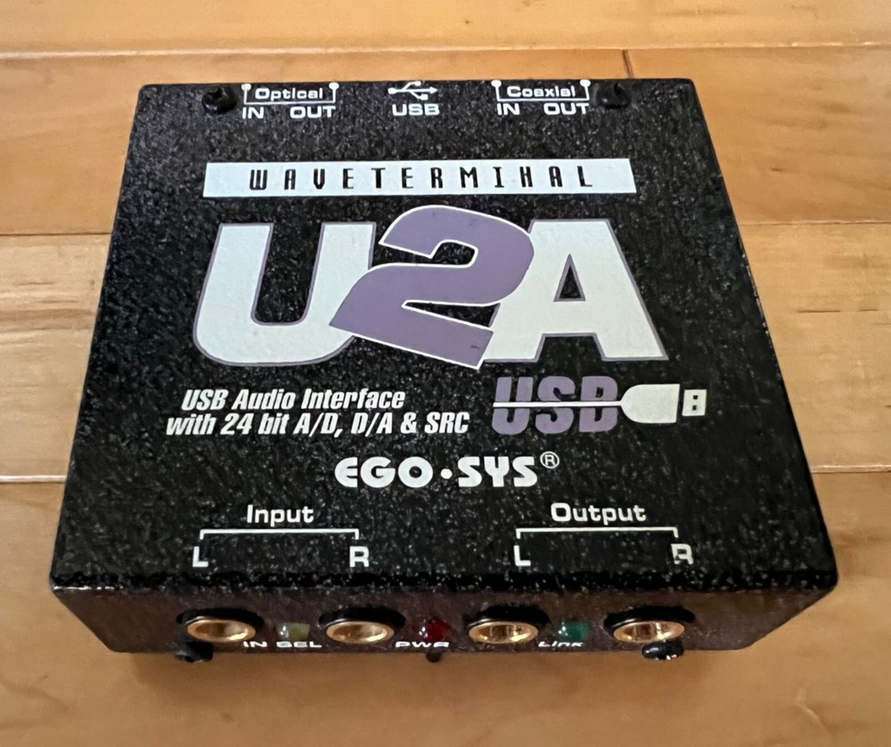 EGO-SYS Waveterminal U2A USB Audio Interface with 1/4", Optical, Coaxial Jacks