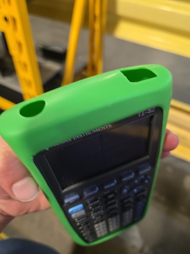 Texas Instruments TI-82 Graphing Calculator Case Tested Working