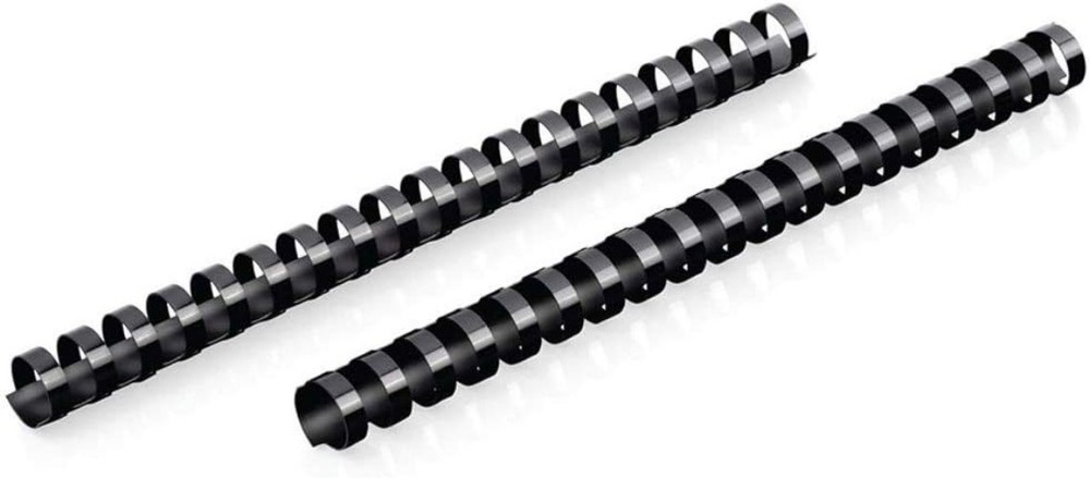 Black CombBind Binding Spines 5/8" (125 Pack)