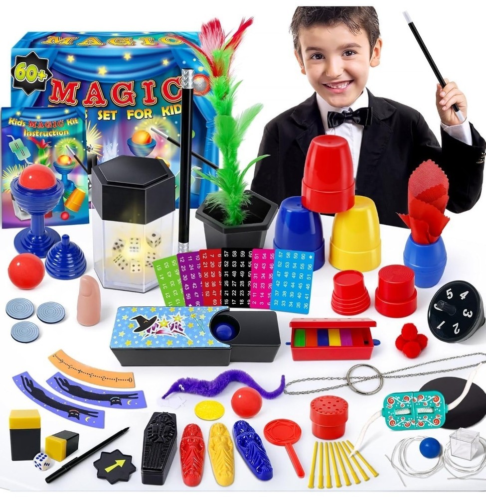 60+ Magic Tricks Kit for Kids