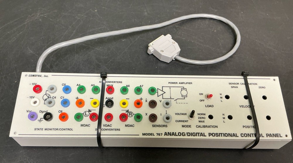 Comdyna 767 Analog/Digital Positional Control Panel | Missing Screws in Panel
