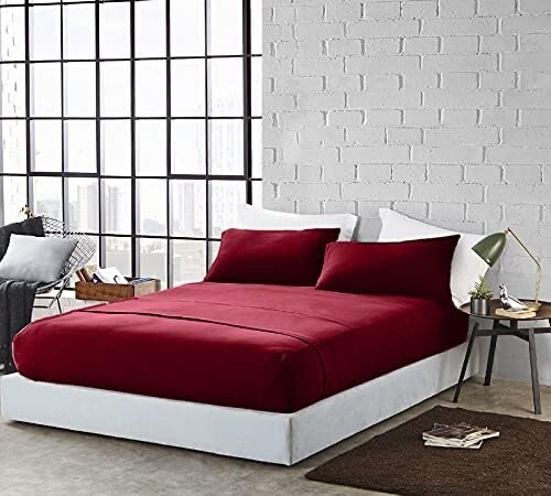 Jersey Fitted Bed Sheets 100% cotton 4pc Full Size