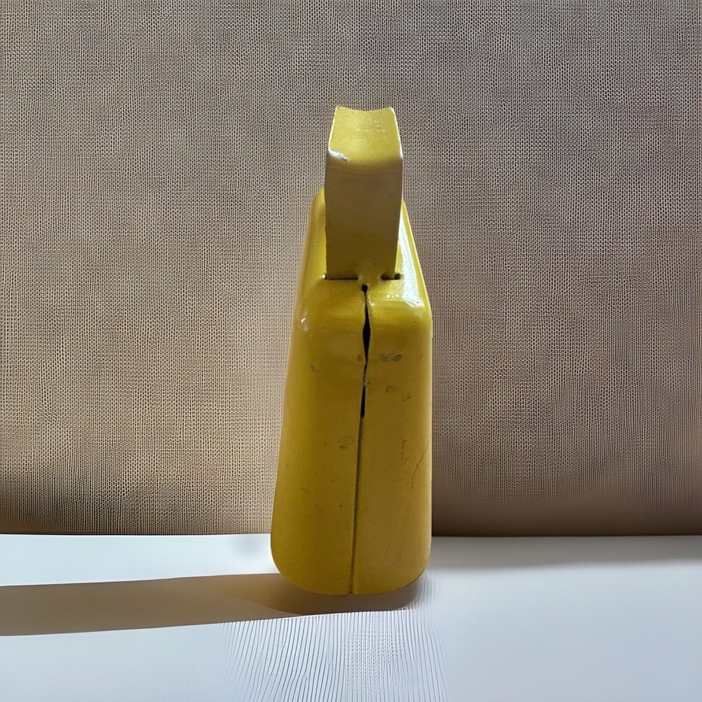 Metal “ 0” Yellow Hand Held Bell