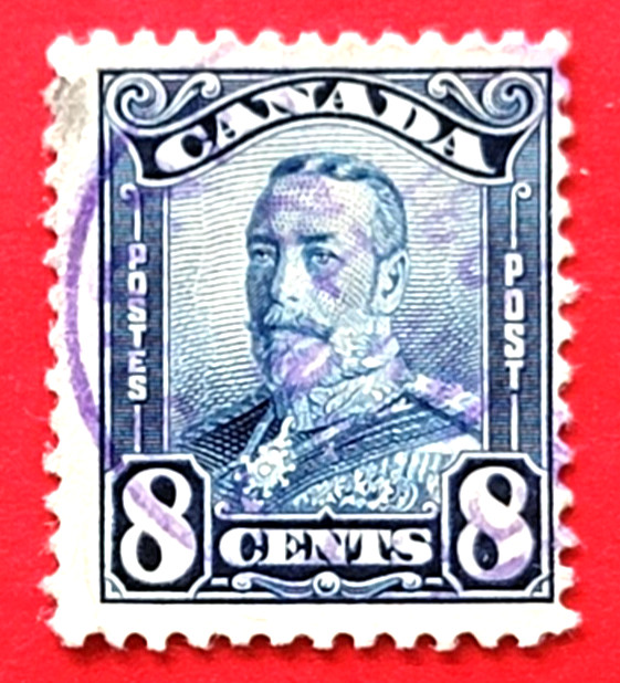 Canada Stamp #154 "King George V Scroll Issue" Used