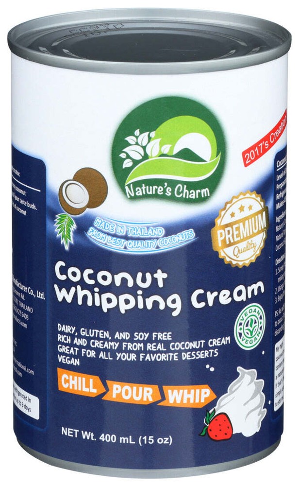 Nature`S Charm  Coconut Whipping Cream  13.5 Oz