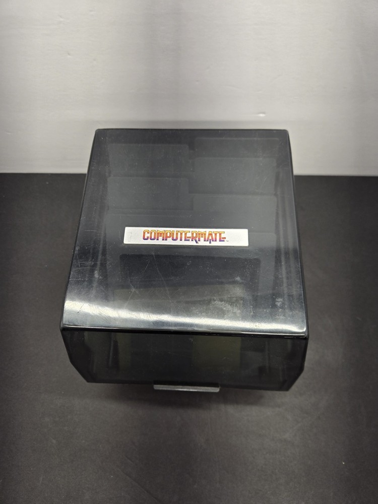 ComputerMate 5.25" Floppy Disc Hard Strorage Case Removable Dividers